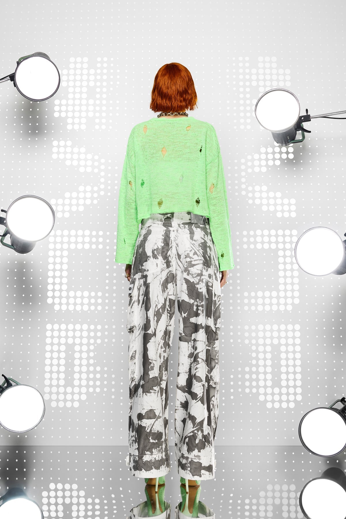 Yesil Neon Kazak 15341