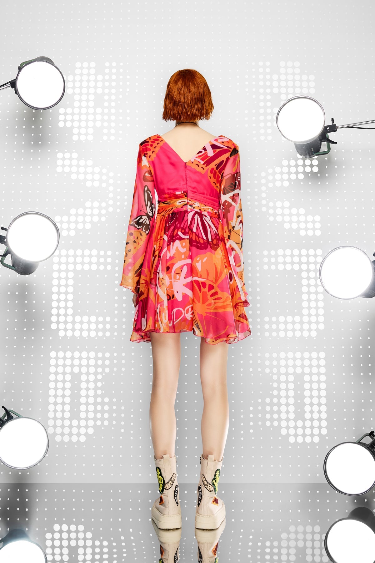 Pembe Elbise 15380