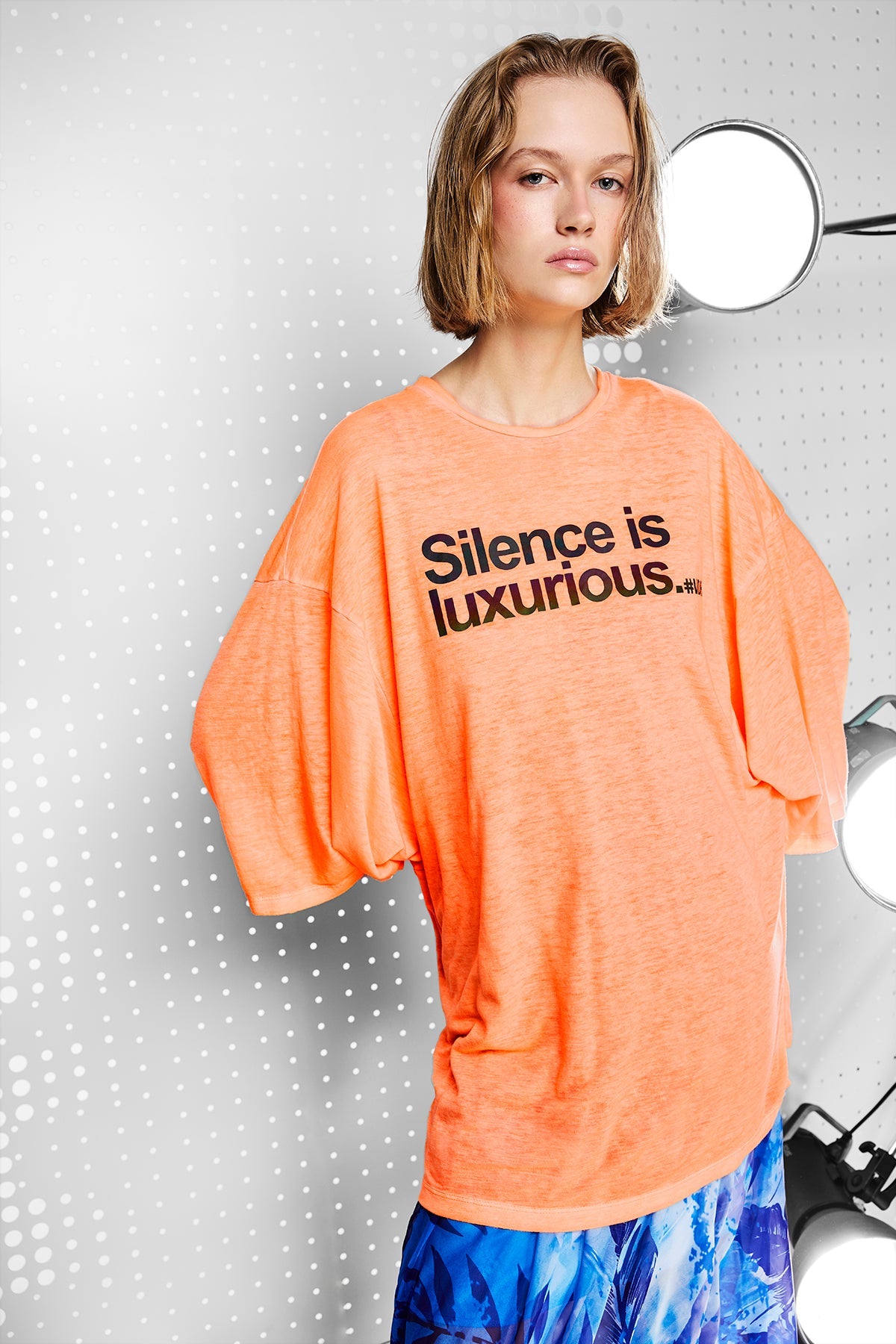 Turuncu Neon Tunik 15392