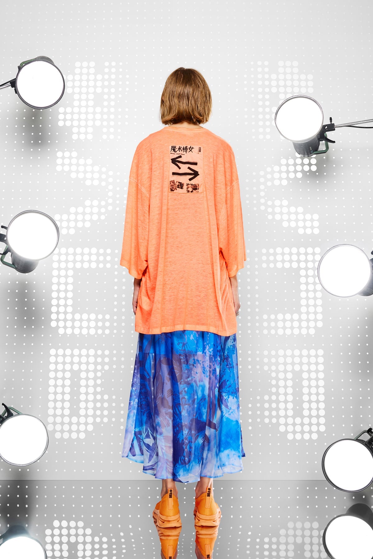 Turuncu Neon Tunik 15392