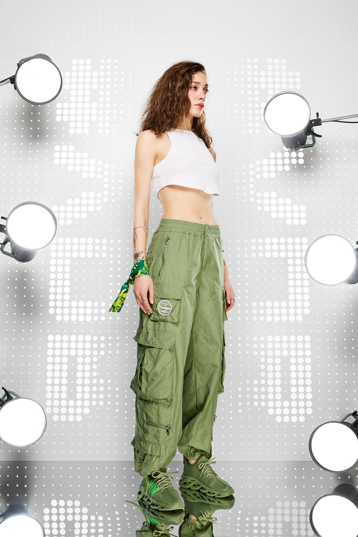 Su Yesili Pantolon 15411