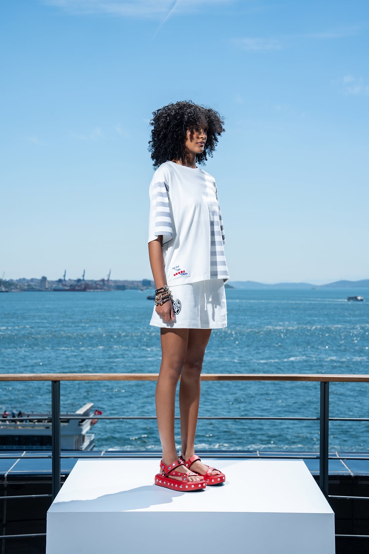 Siyah Ekru T-shirt 15447
