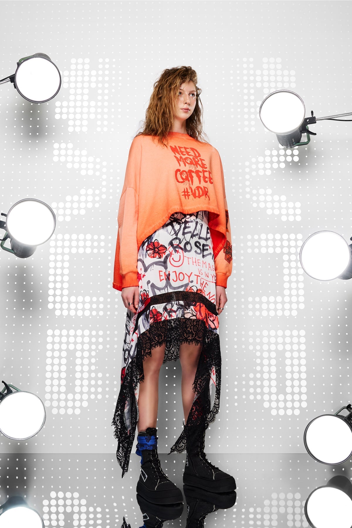 Turuncu Sweatshirt 15448