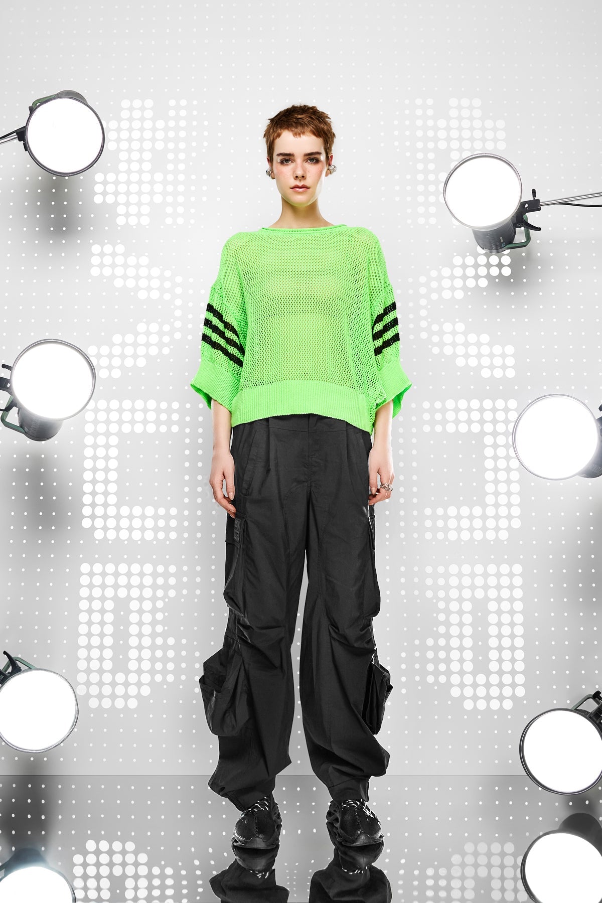 Yesil Neon Kazak 15457
