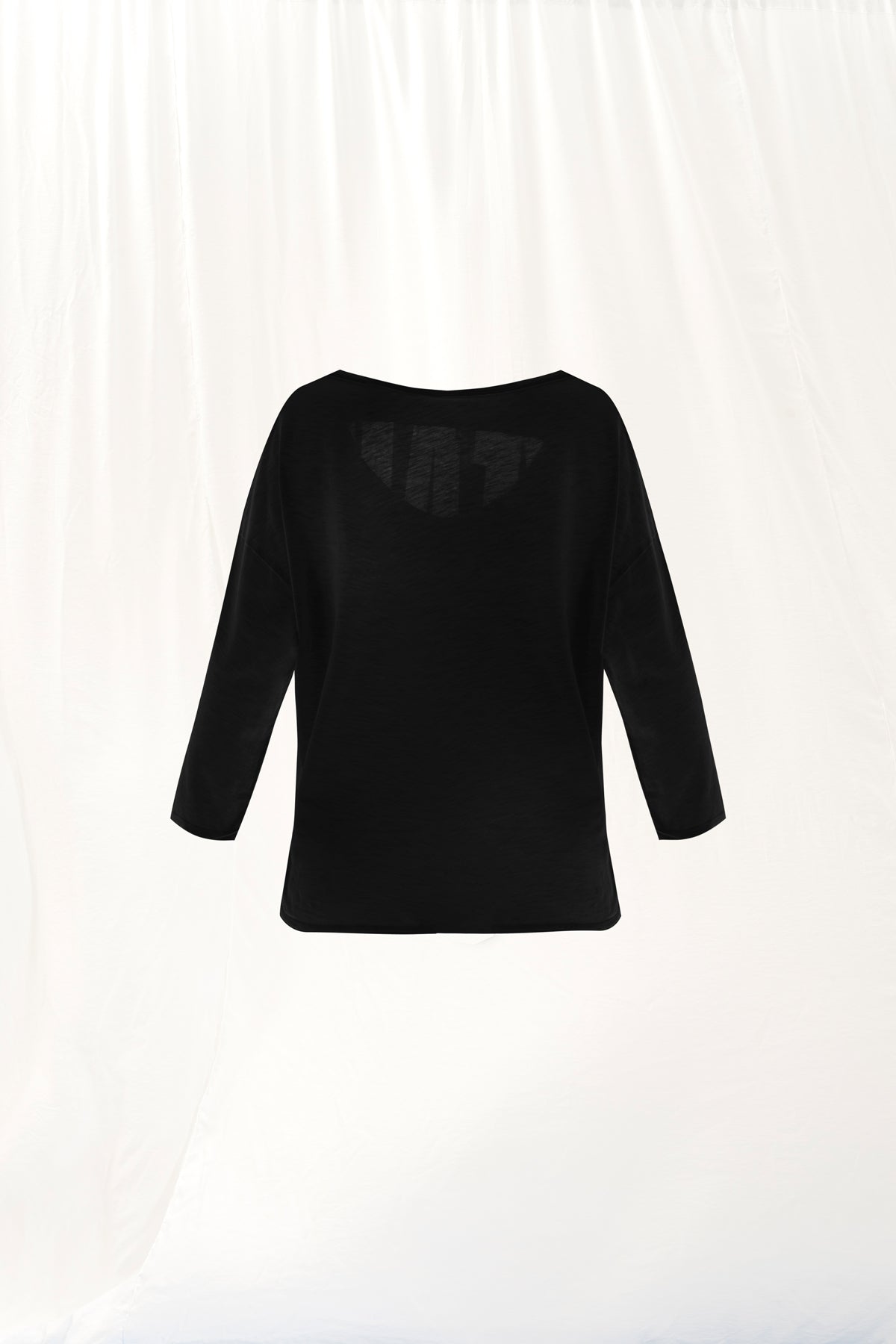Siyah Baskili T-shirt 17082