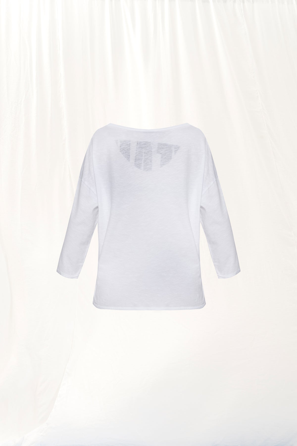 Beyaz Baskili T-shirt 17082