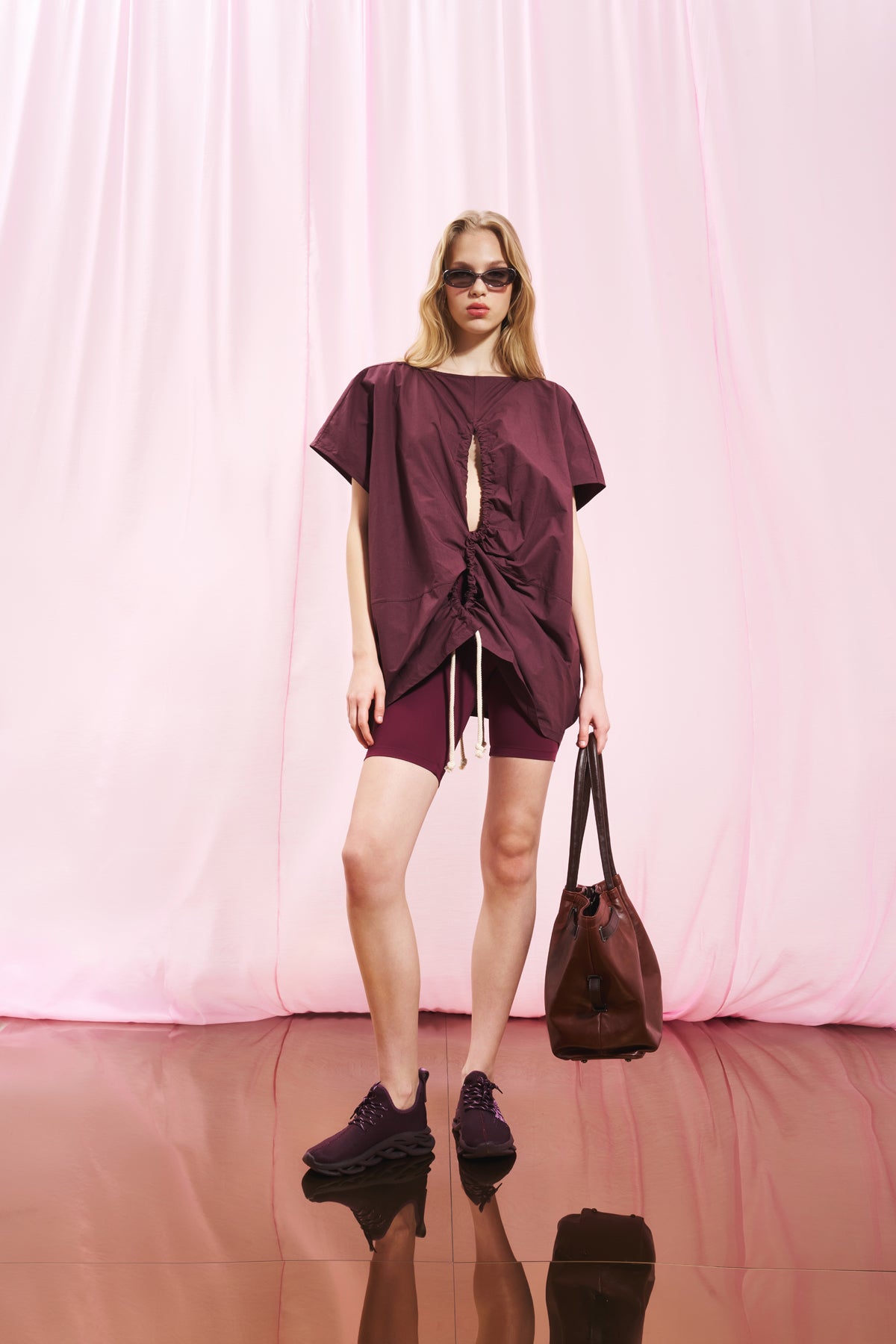 Bordo Poplin Tunik 17109