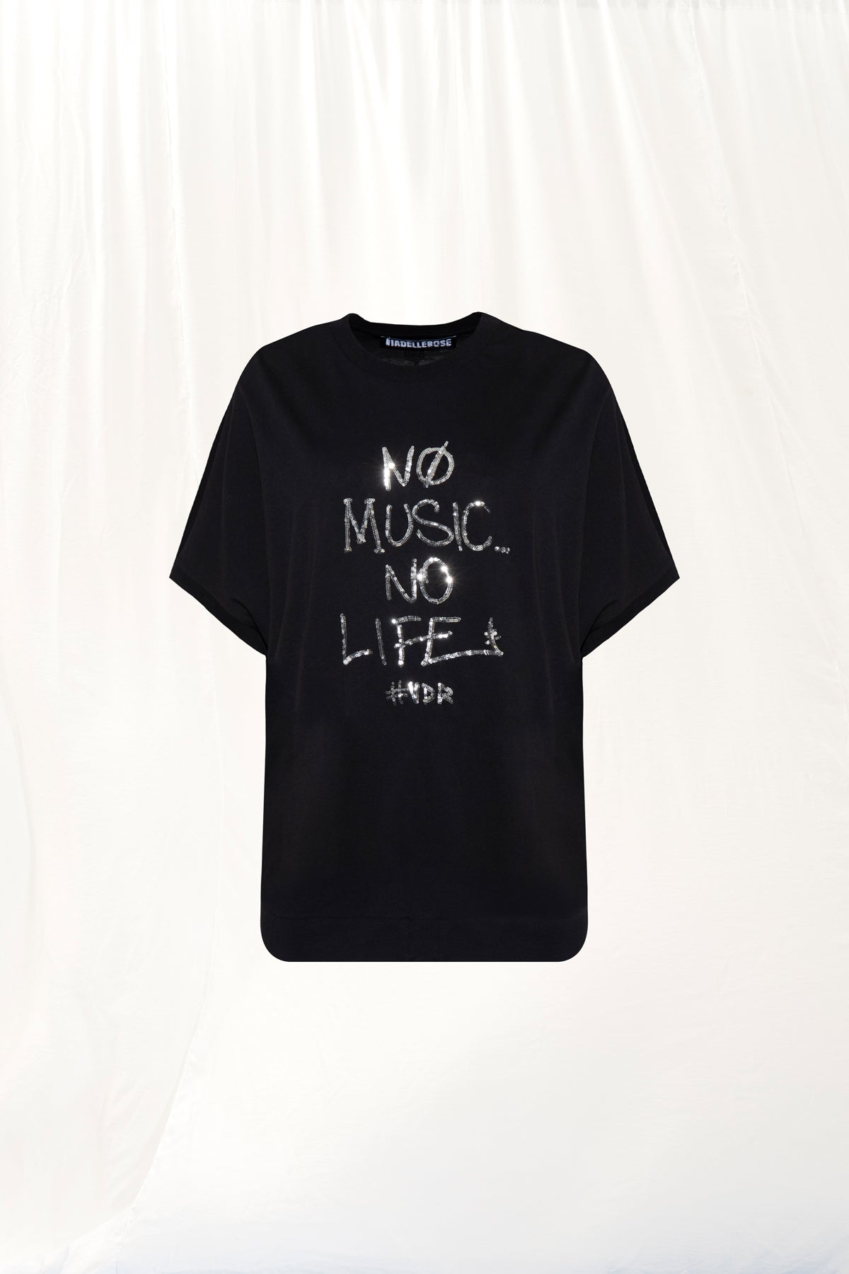 Siyah Payetli T-shirt 17153