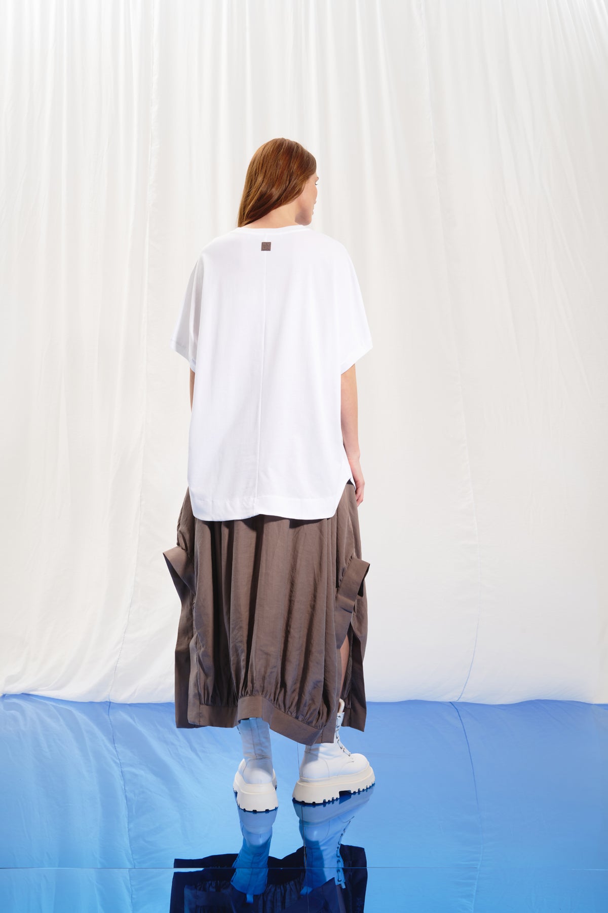 Beyaz Payetli T-shirt 17153