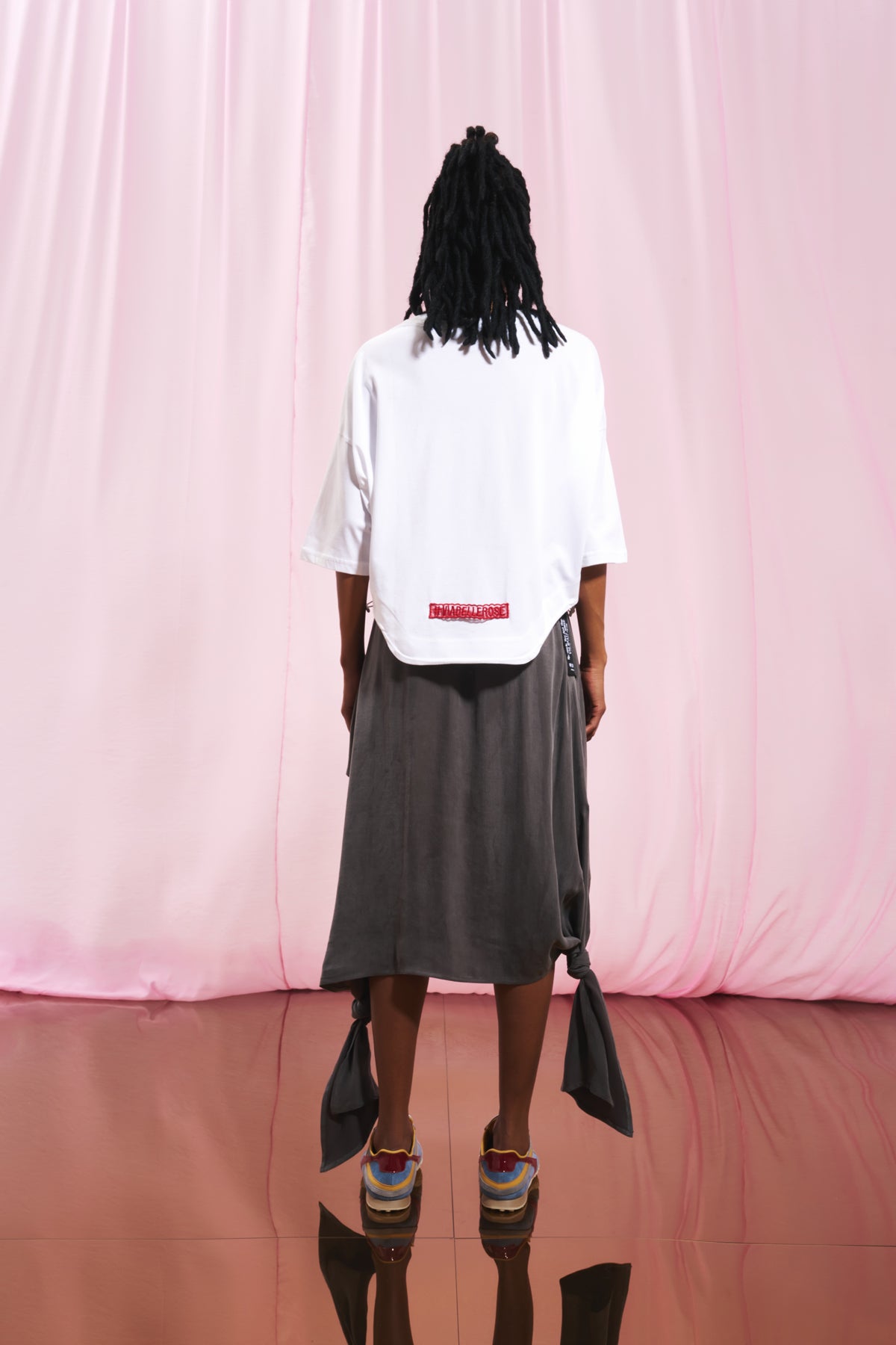 Beyaz Baskili T-shirt 17154