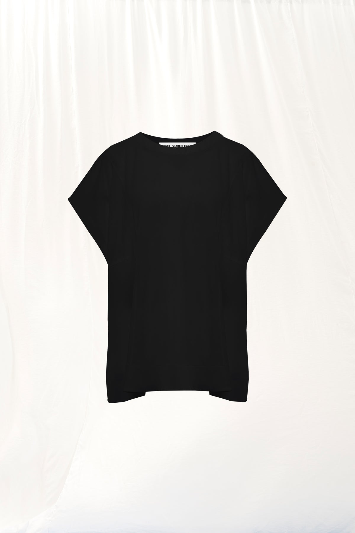 Siyah Pamuklu T-shirt 17157