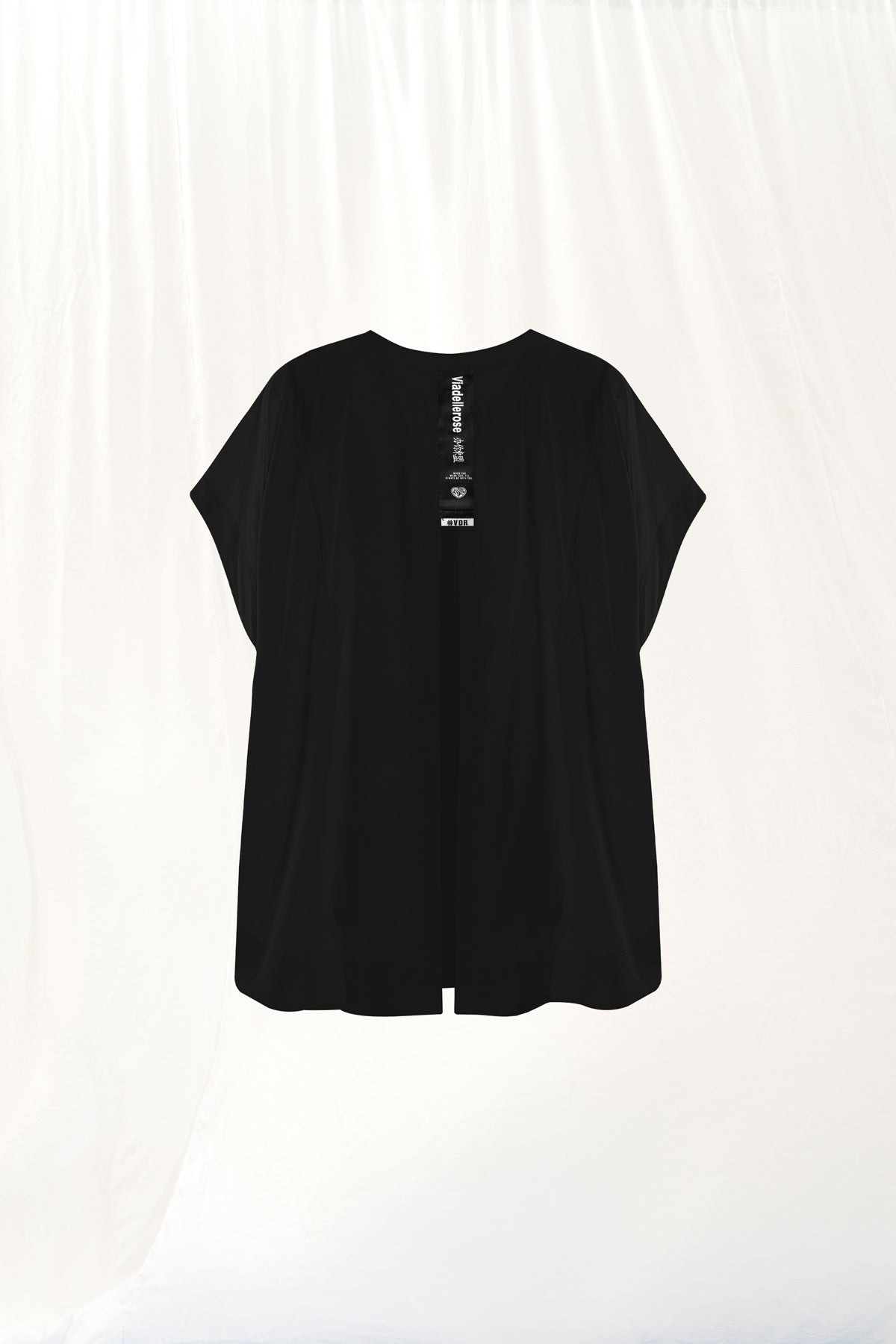 Siyah Pamuklu T-shirt 17157