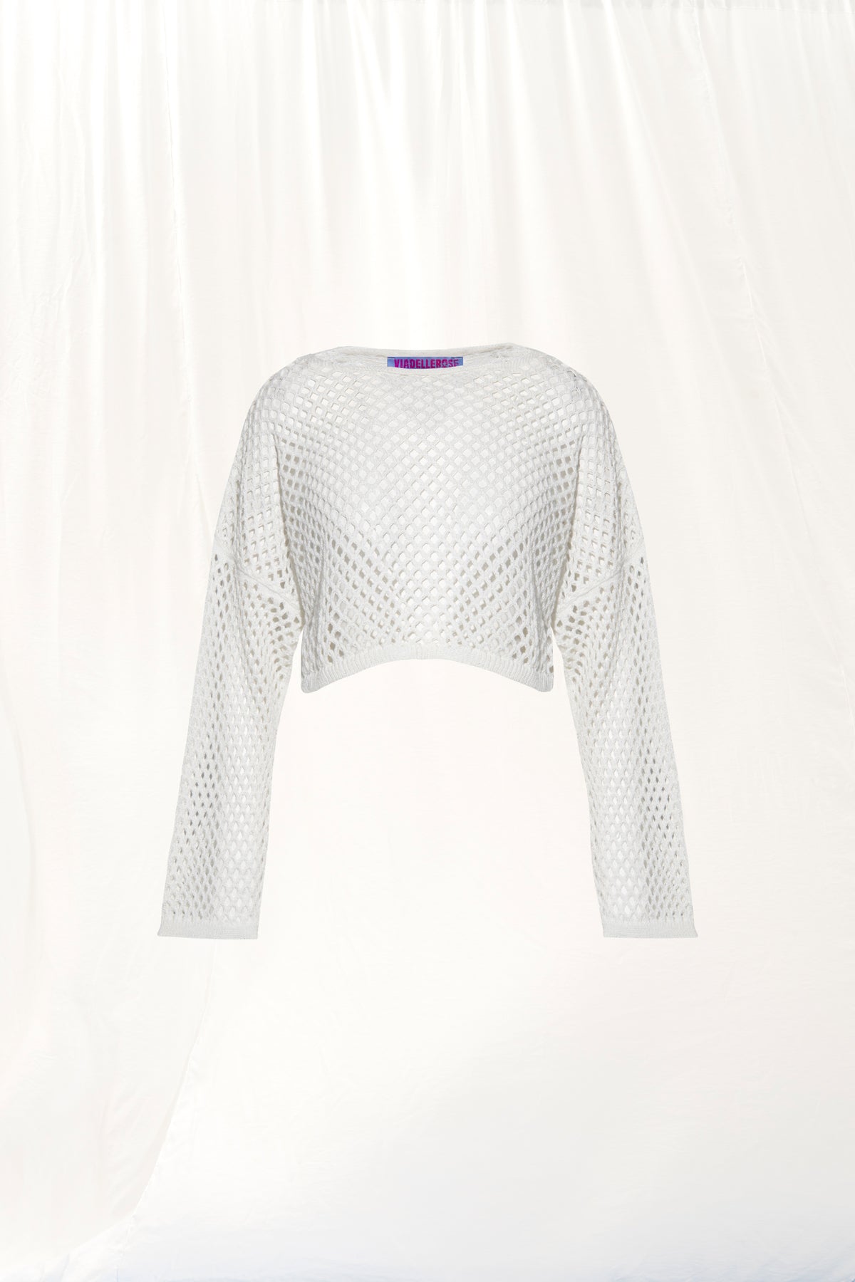 Ekru Crop Triko Kazak 17171