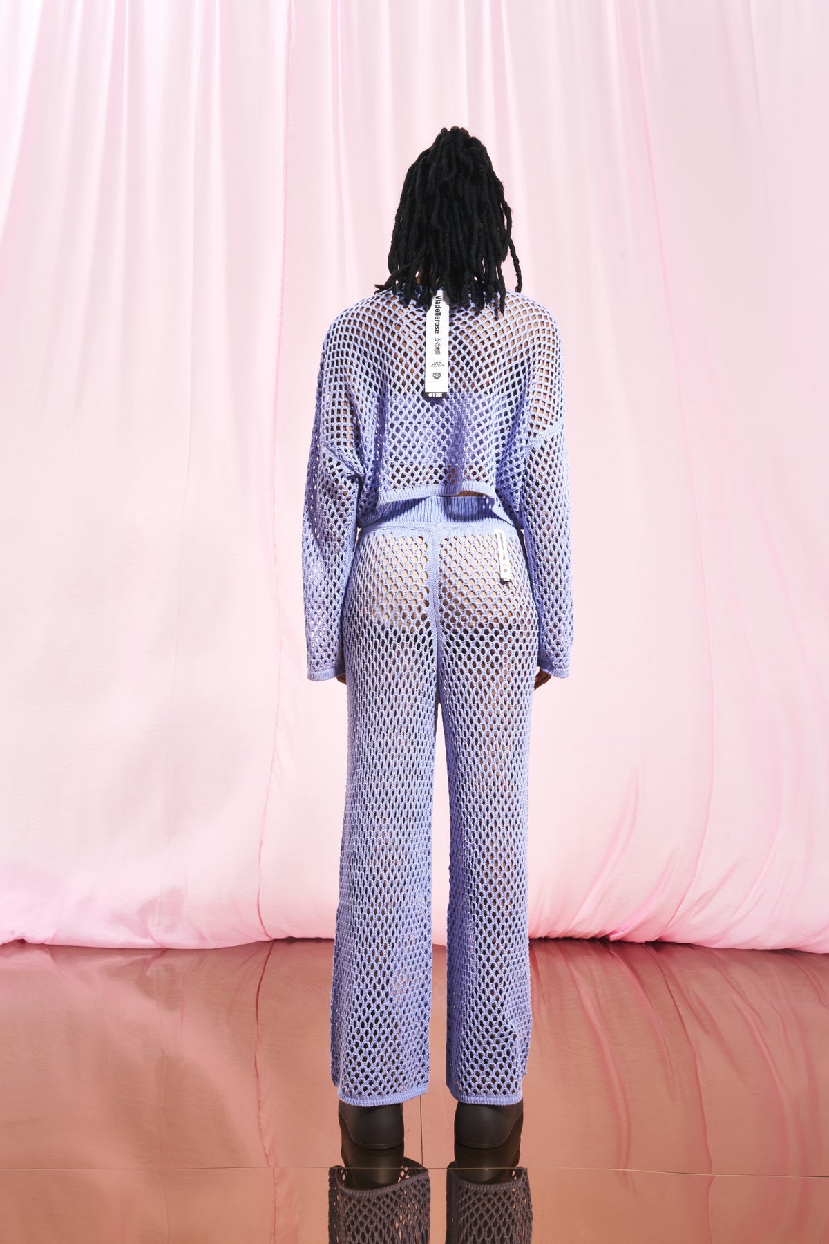 Lila Crop Triko Kazak 17171
