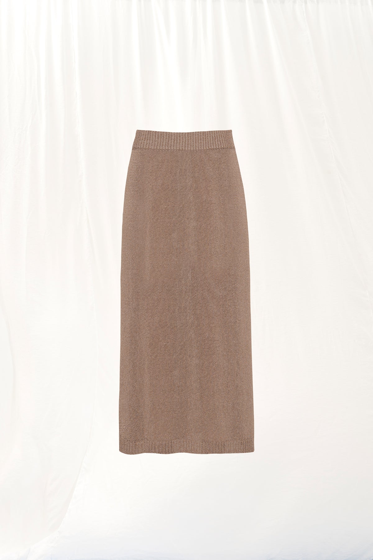 Vizon Triko Midi Etek 17176