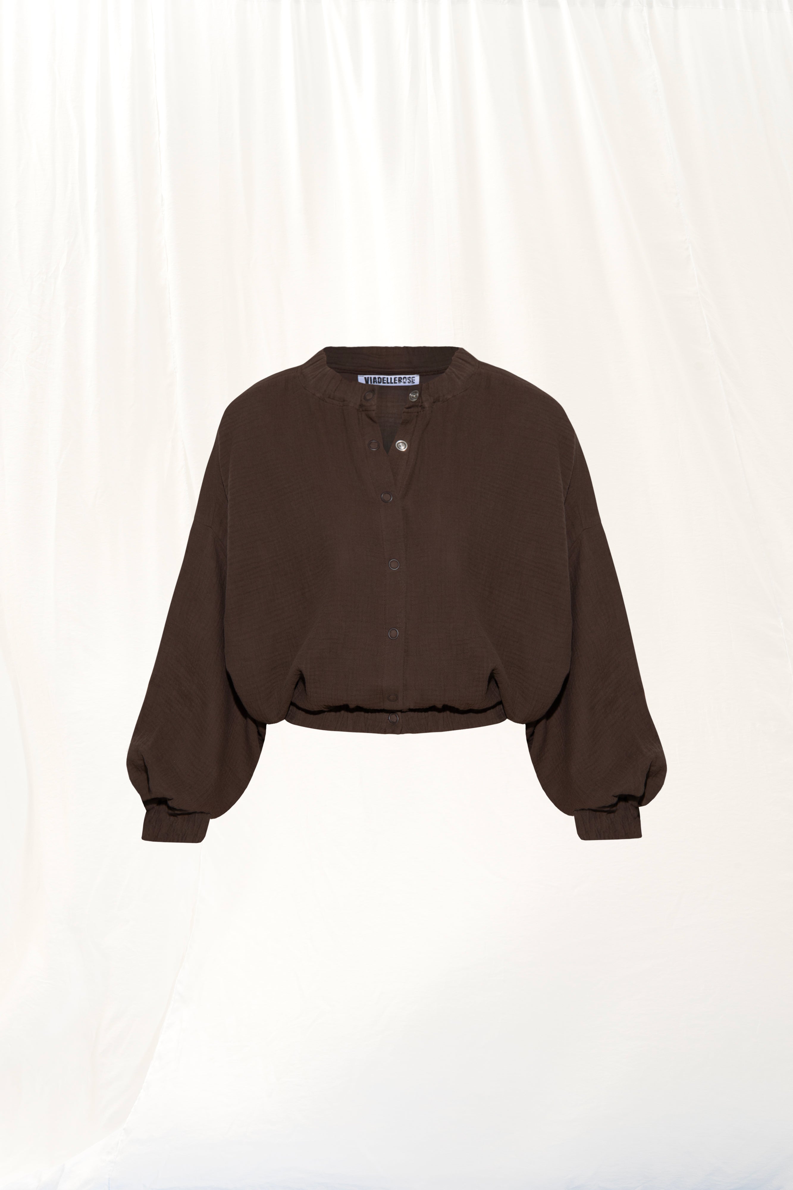 Kahverengi Keten Gömlek 17189