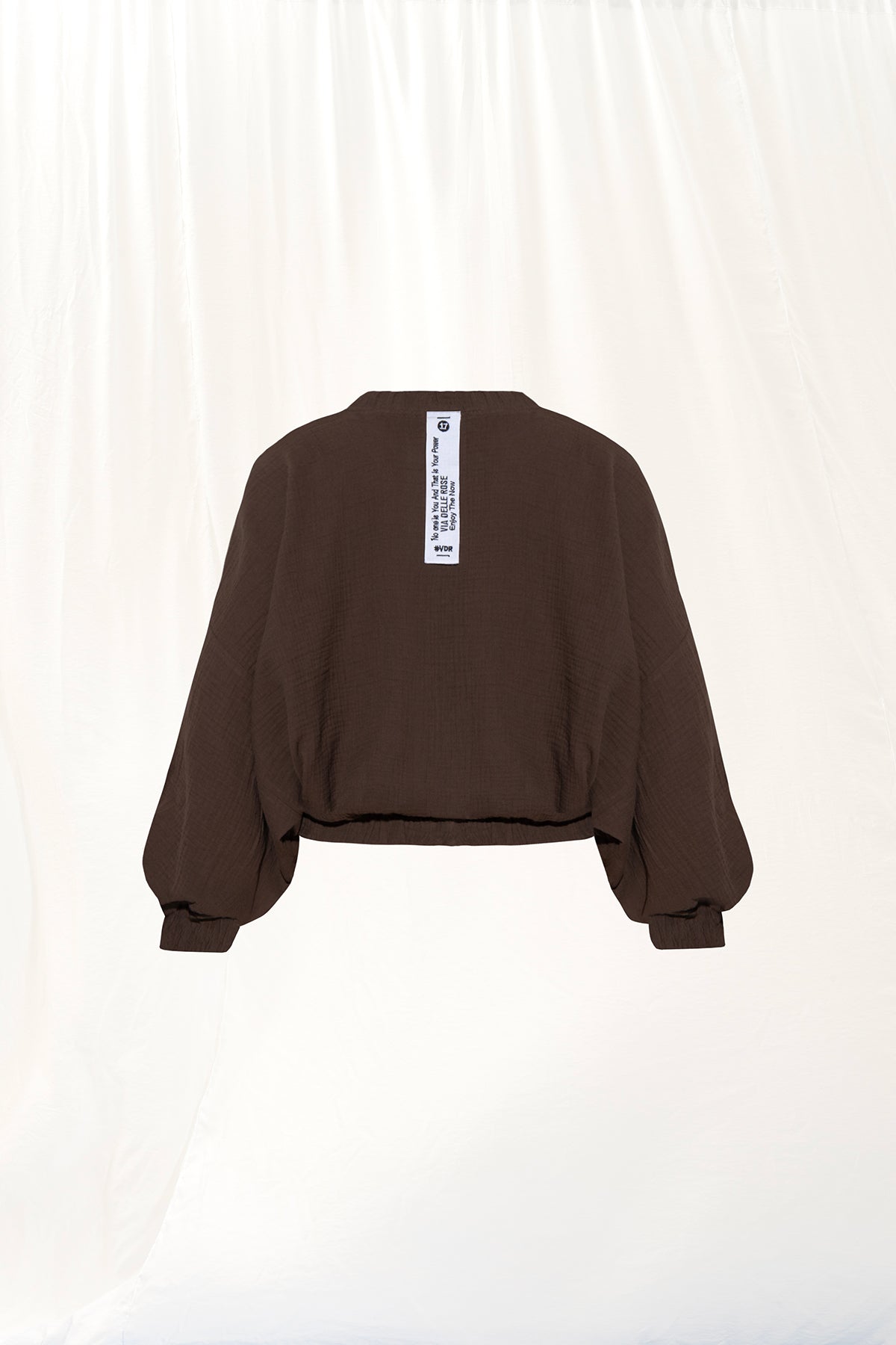 Kahverengi Keten Gömlek 17189