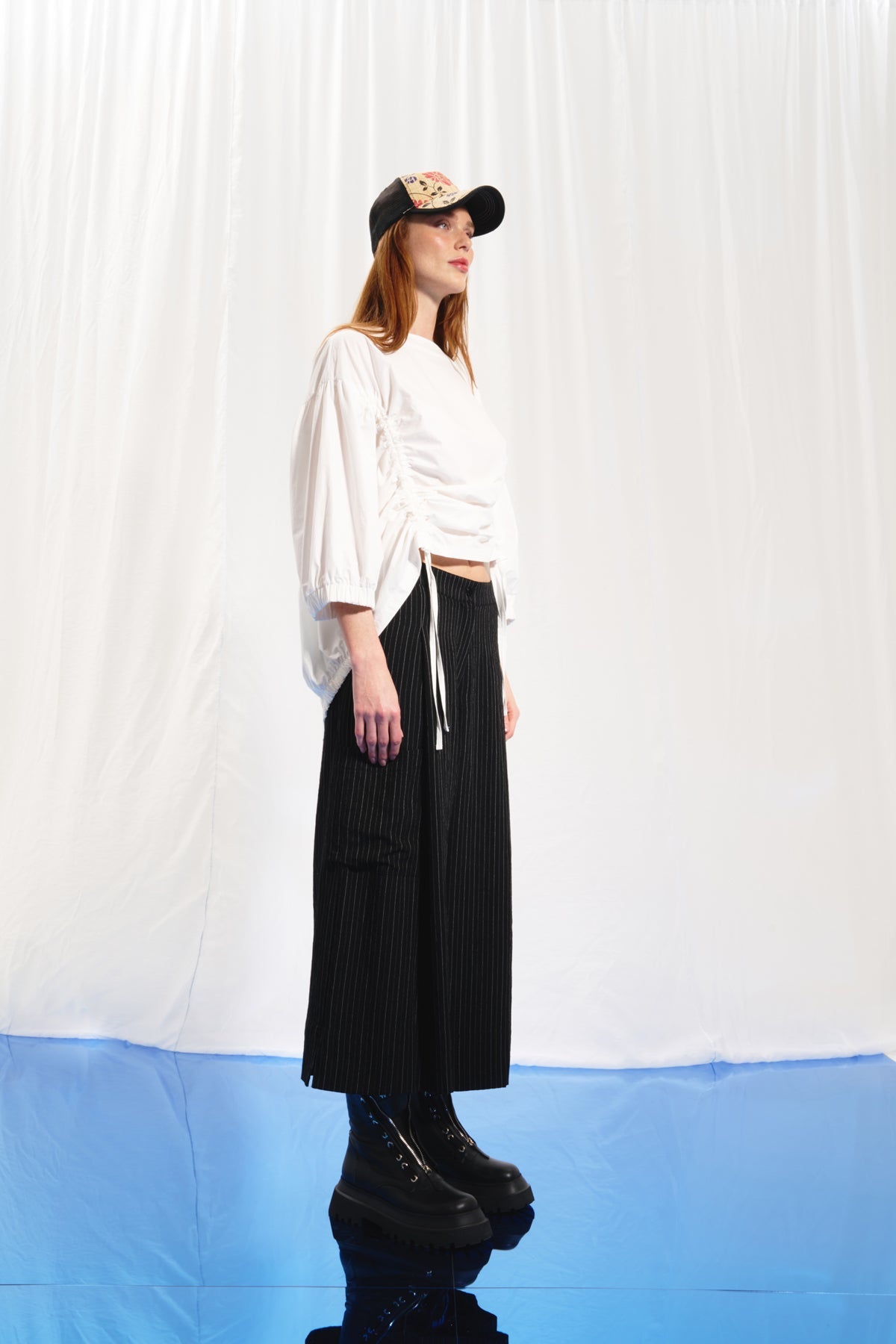 Ekru Bisiklet Yakali Poplin Gömlek 17232