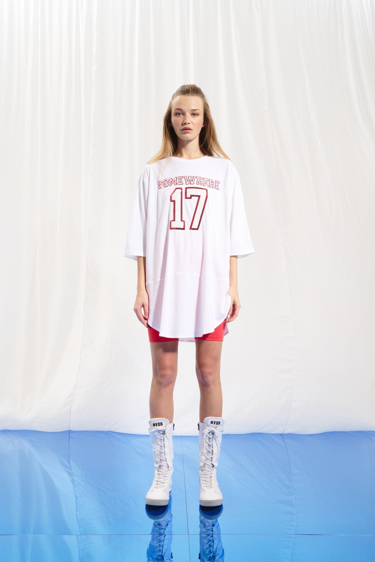 Beyaz Payet Islemeli Tunik 17244