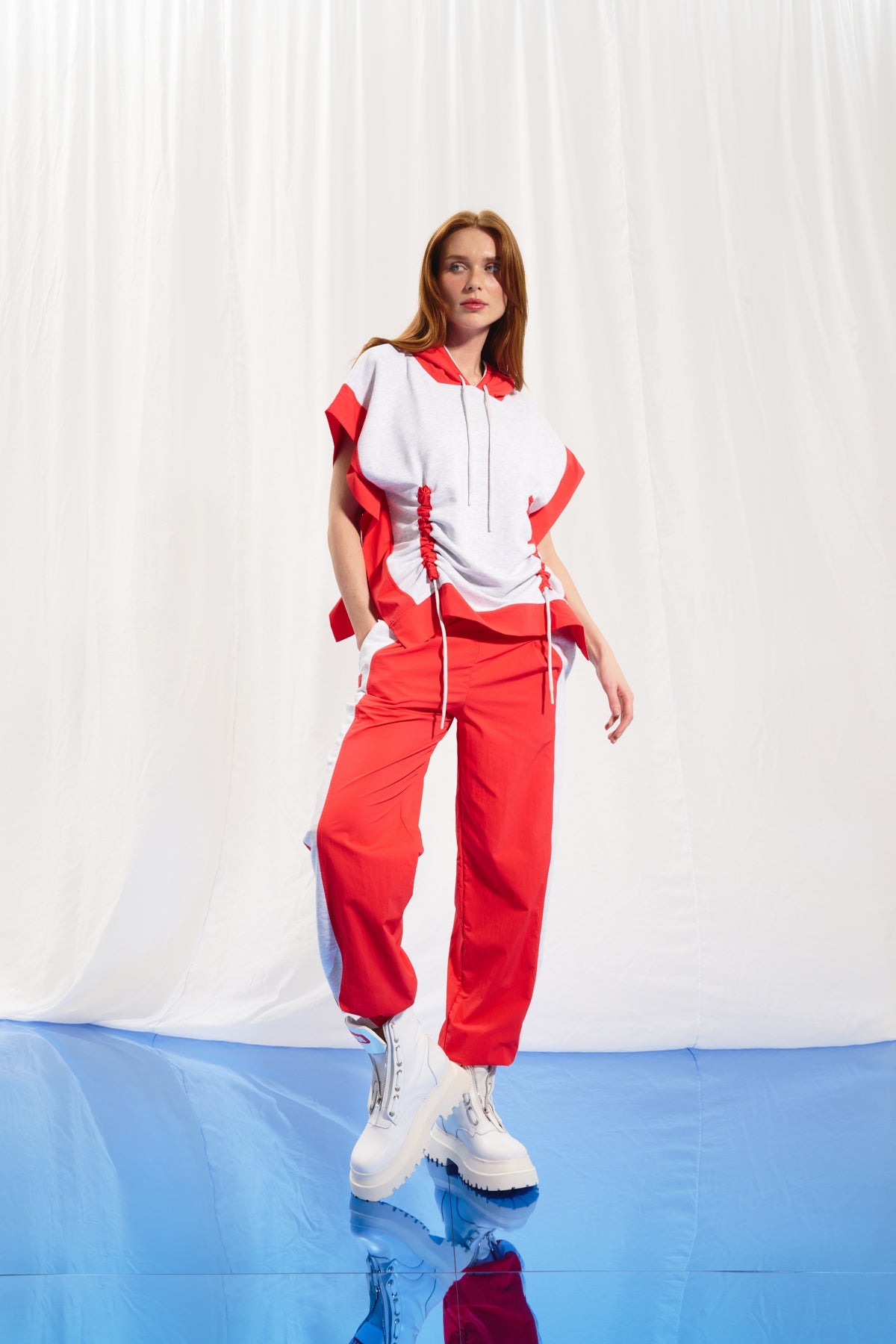 Mercan Açik Gri Melanj Jogger Pantolon 17360