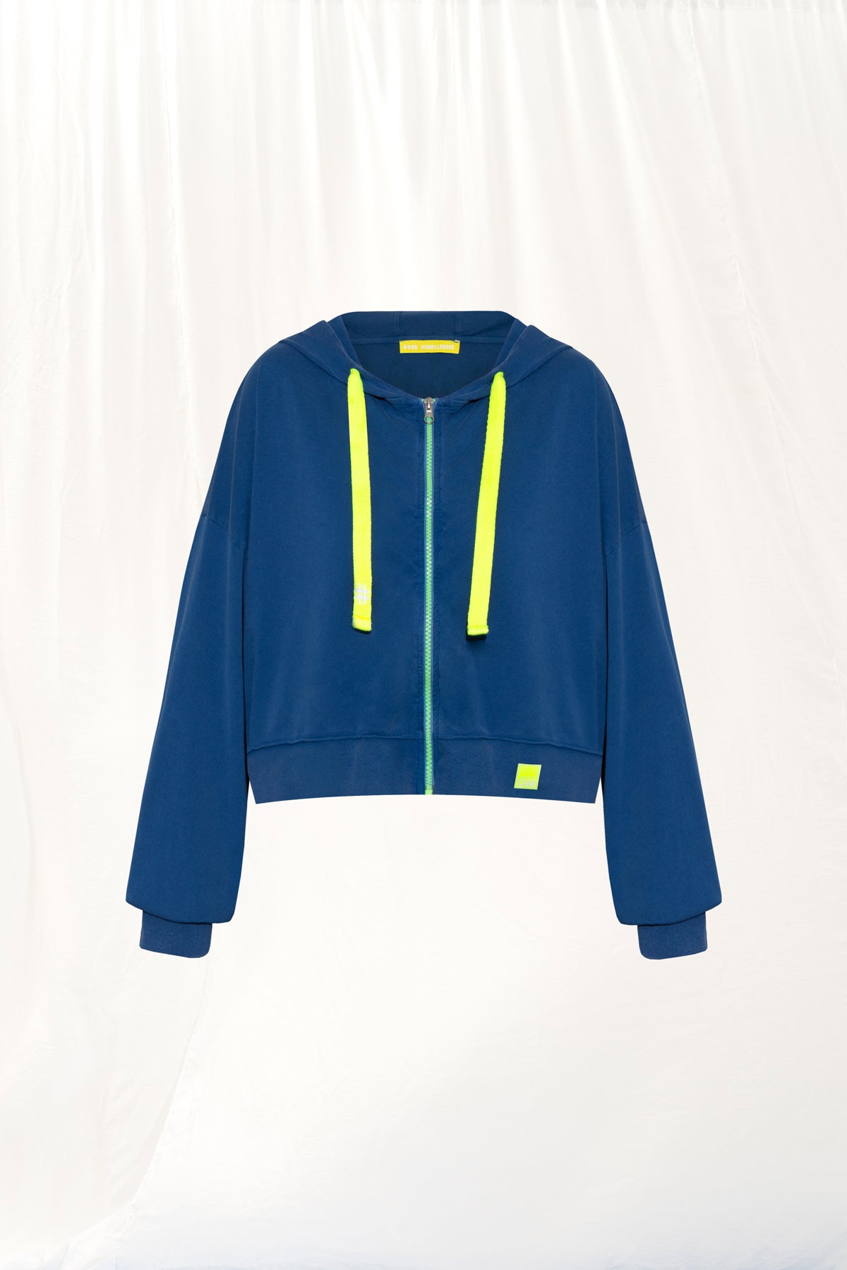 Mavi Slogan Baskılı Kapüşonlu Sweatshirt 17362