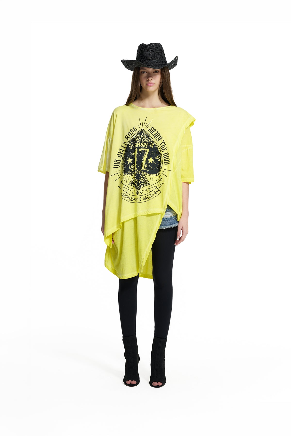 Neon Sarı Tunik 19201