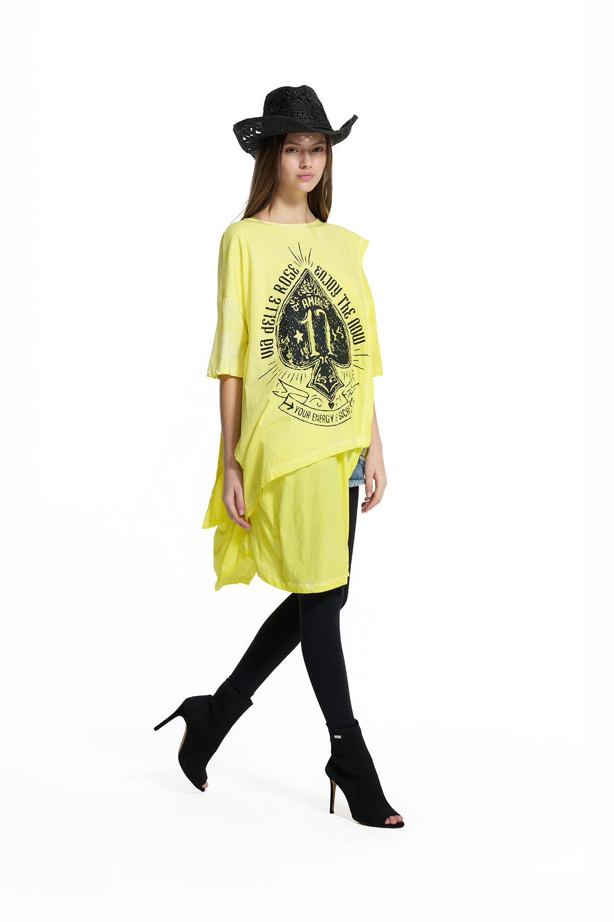 Neon Sarı Tunik 19201