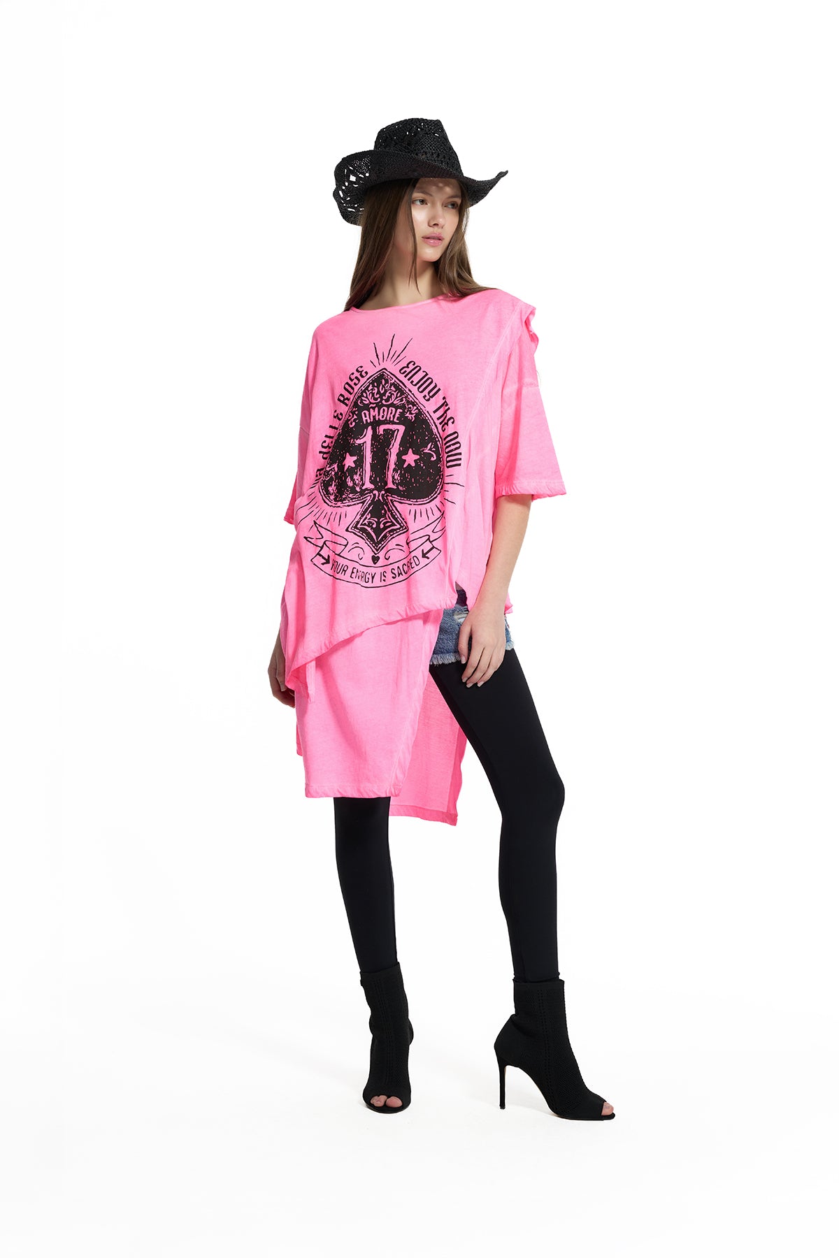 Neon Pembe Tunik 19201