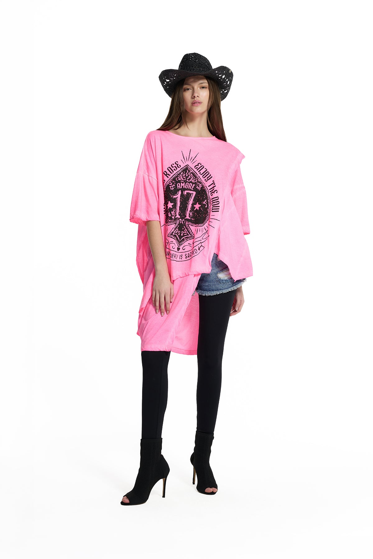 Neon Pembe Tunik 19201