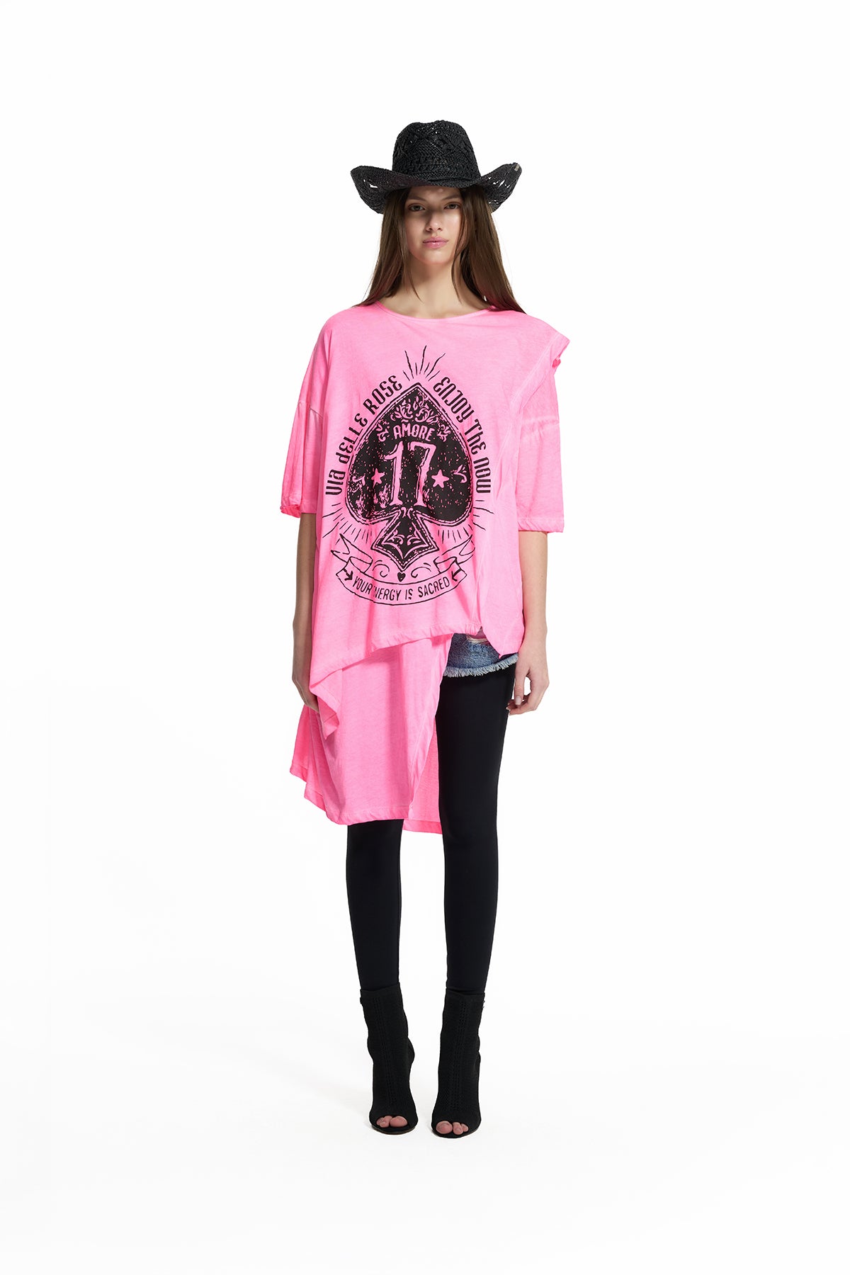 Neon Pembe Tunik 19201