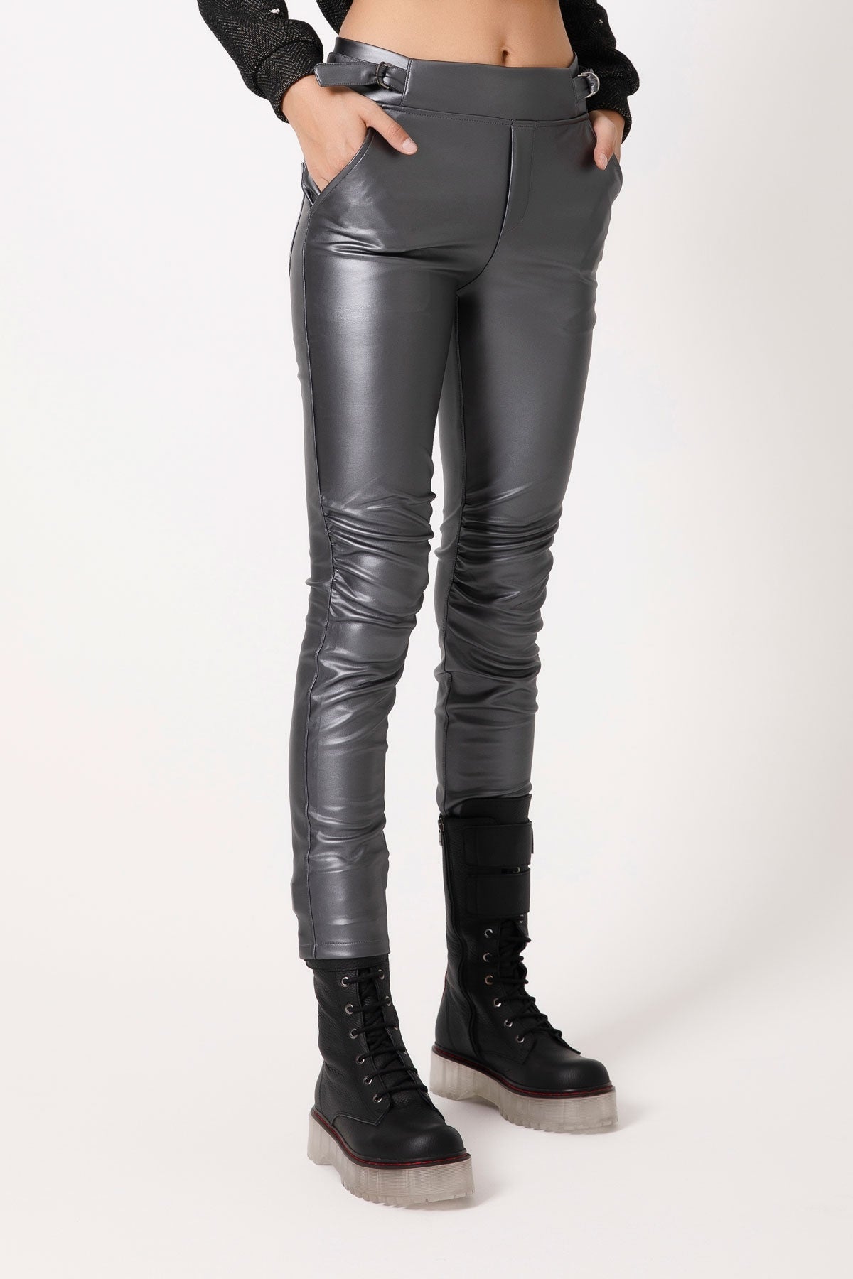 Elektrik Gri Pantolon 4131