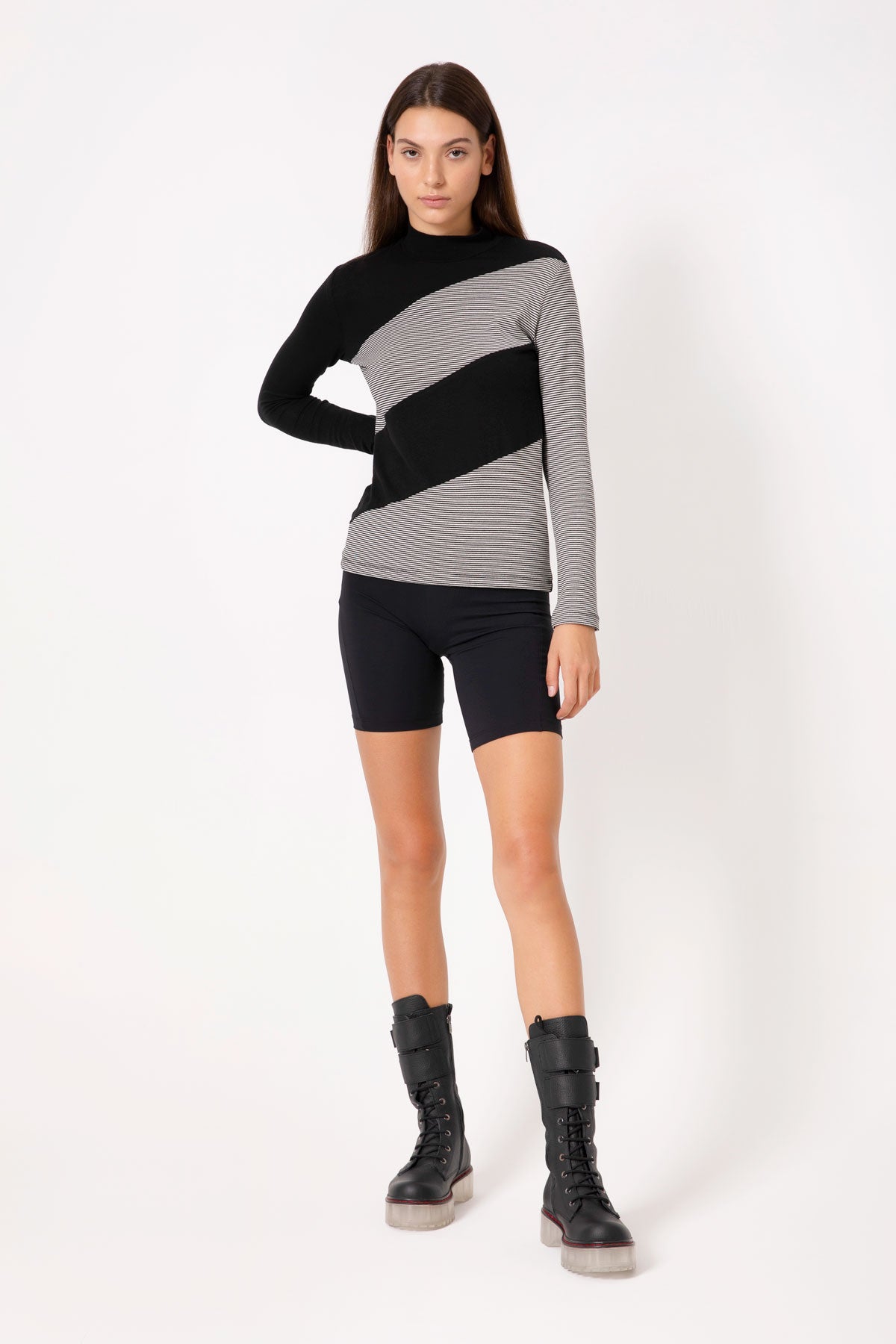 Siyah Uzun T-shirt 4295