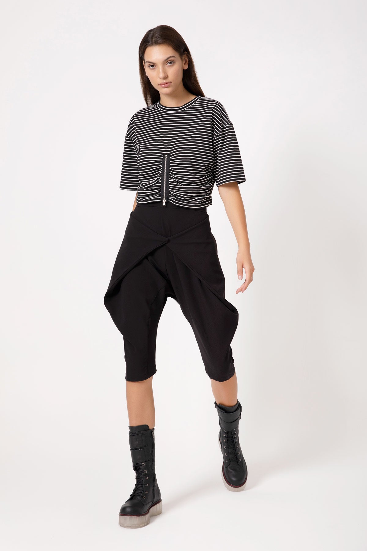 Siyah Krem T-shirt 4489