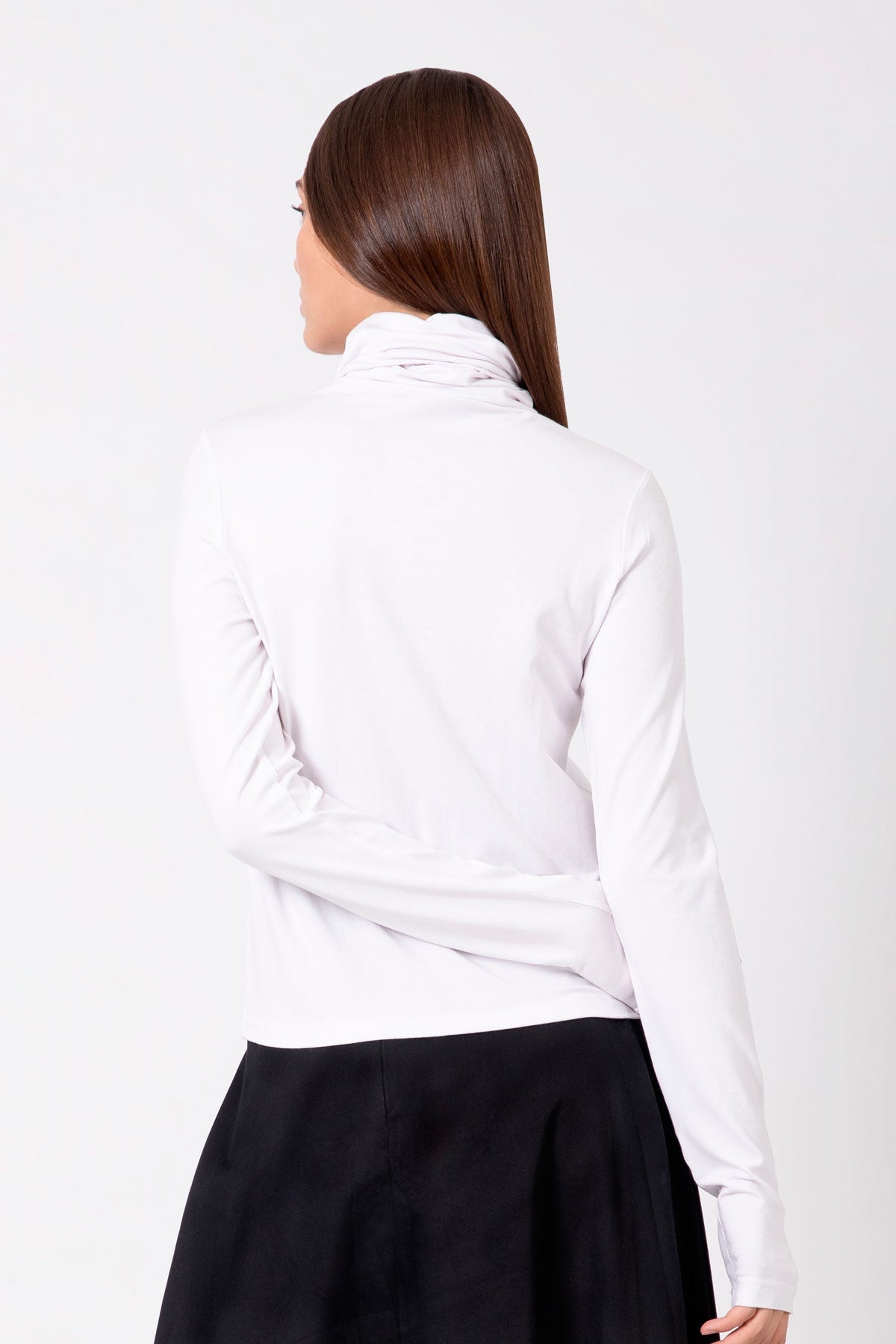 Beyaz Uzun T-shirt 4526