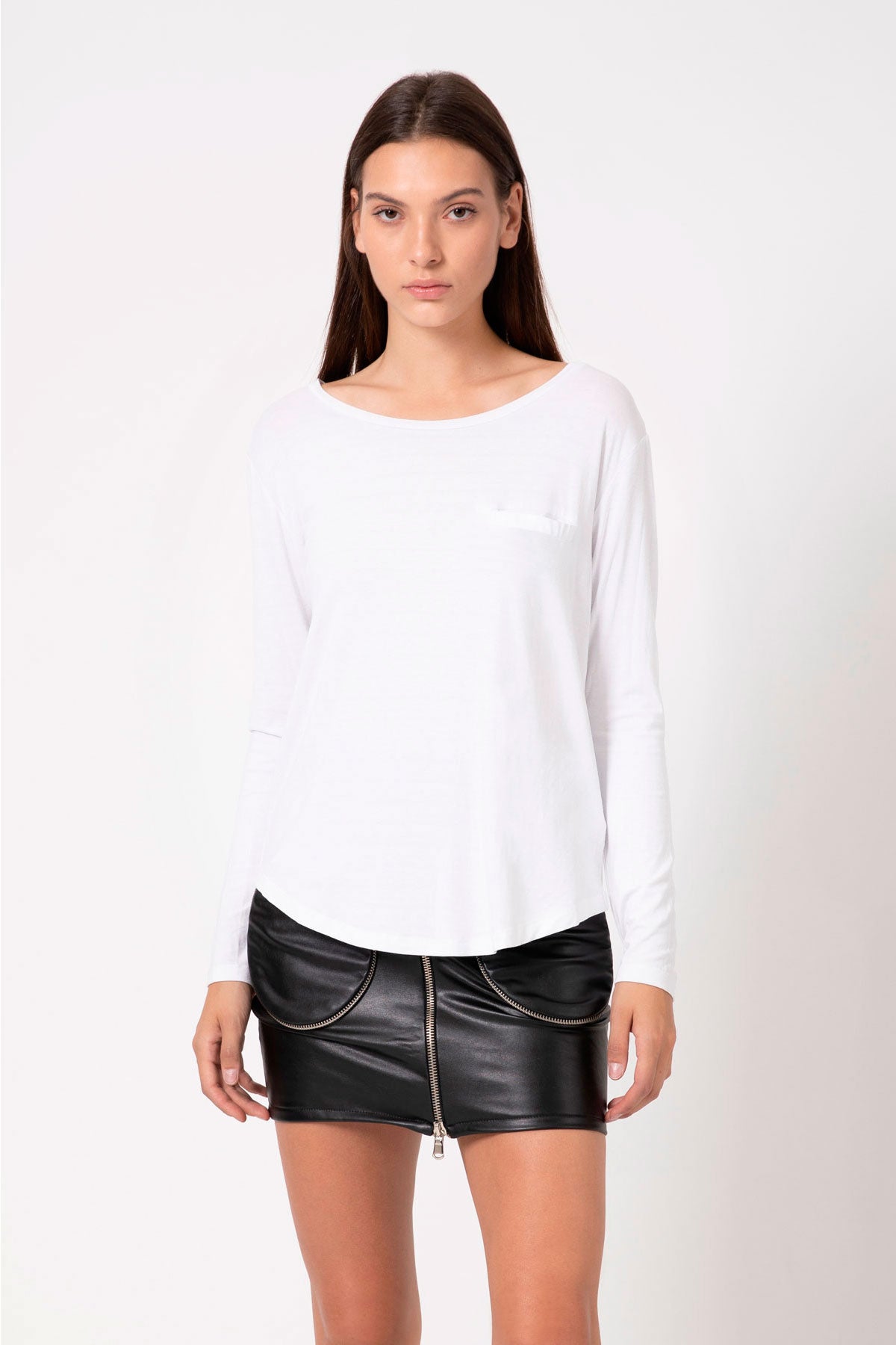 Siyah Uzun T-shirt 4558