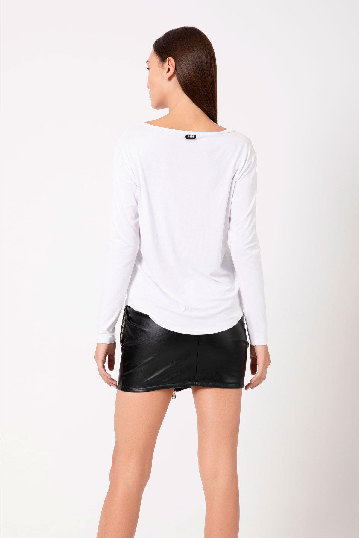 Siyah Uzun T-shirt 4558