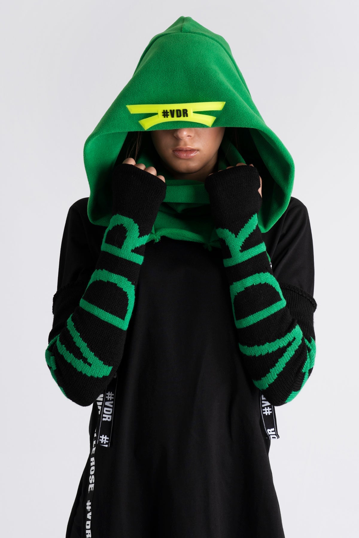 Siyah Yesil Eldiven 6000