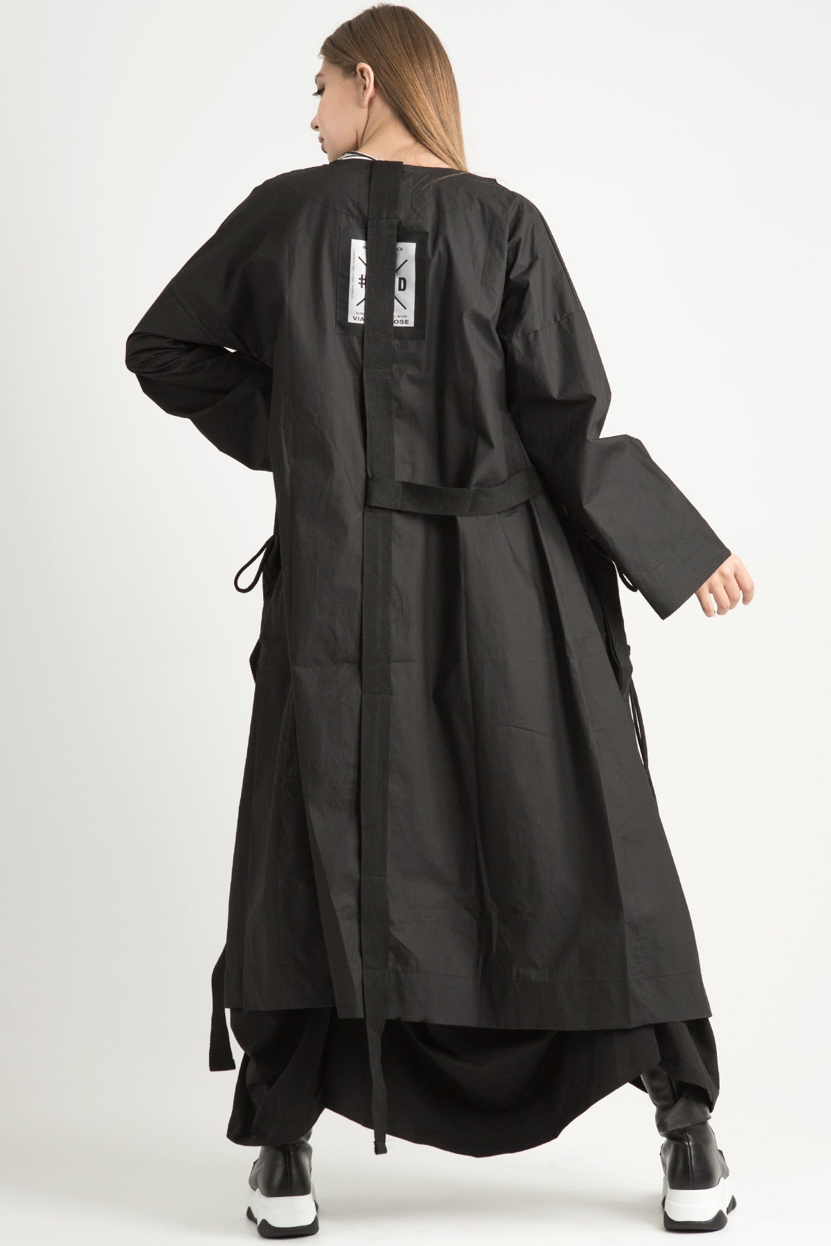 Siyah Trençkot 6087