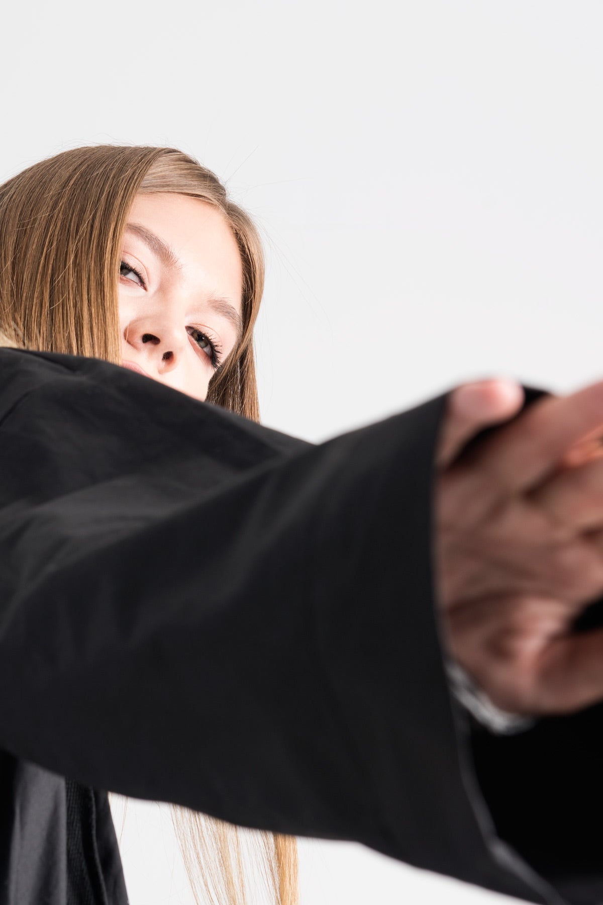 Siyah Trençkot 6087