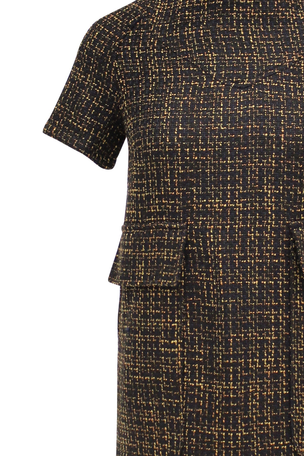 Siyah Vizon Elbise 6092