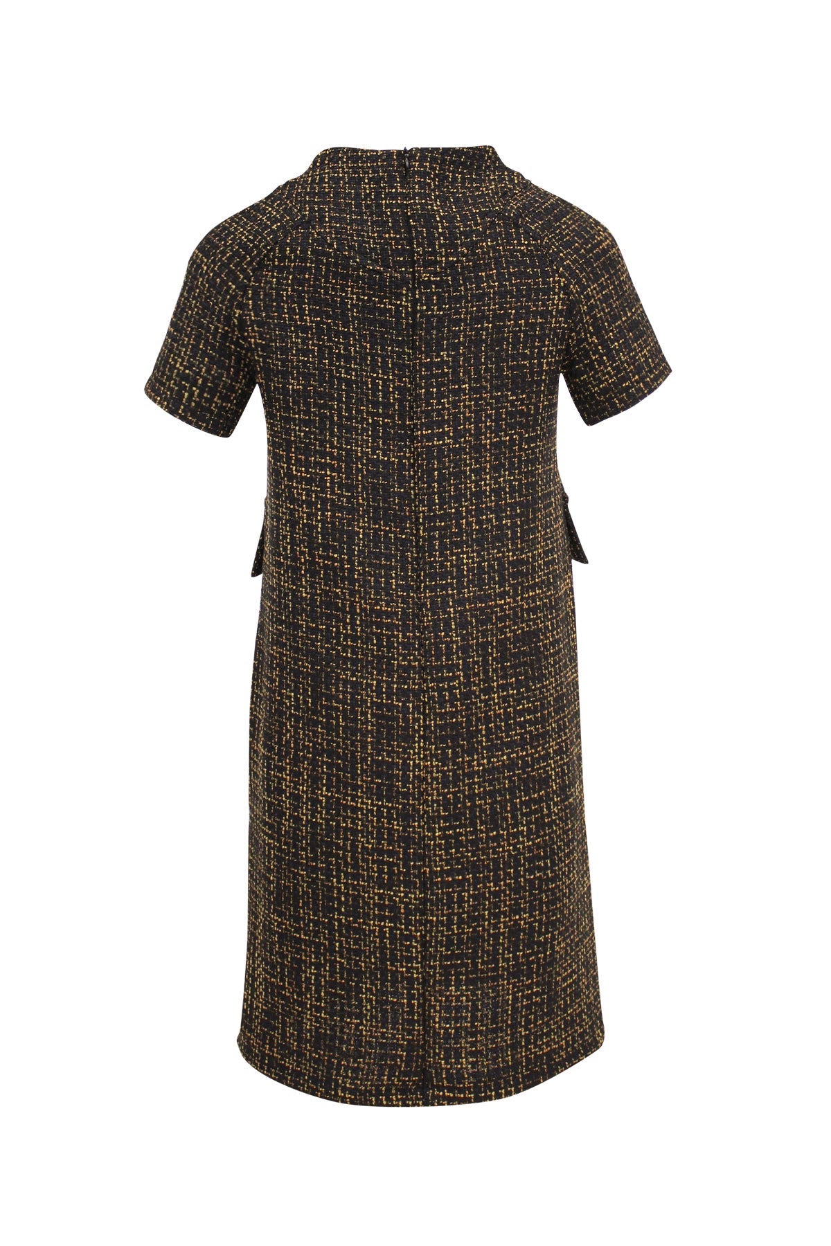 Siyah Vizon Elbise 6092