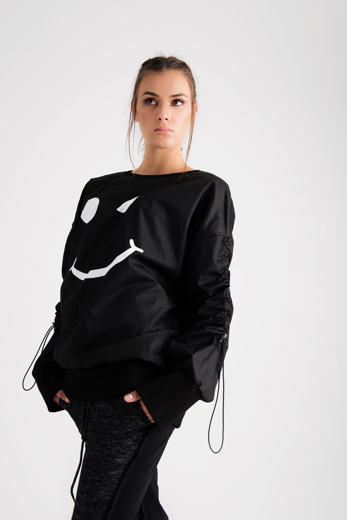 Siyah Sweatshirt 6106