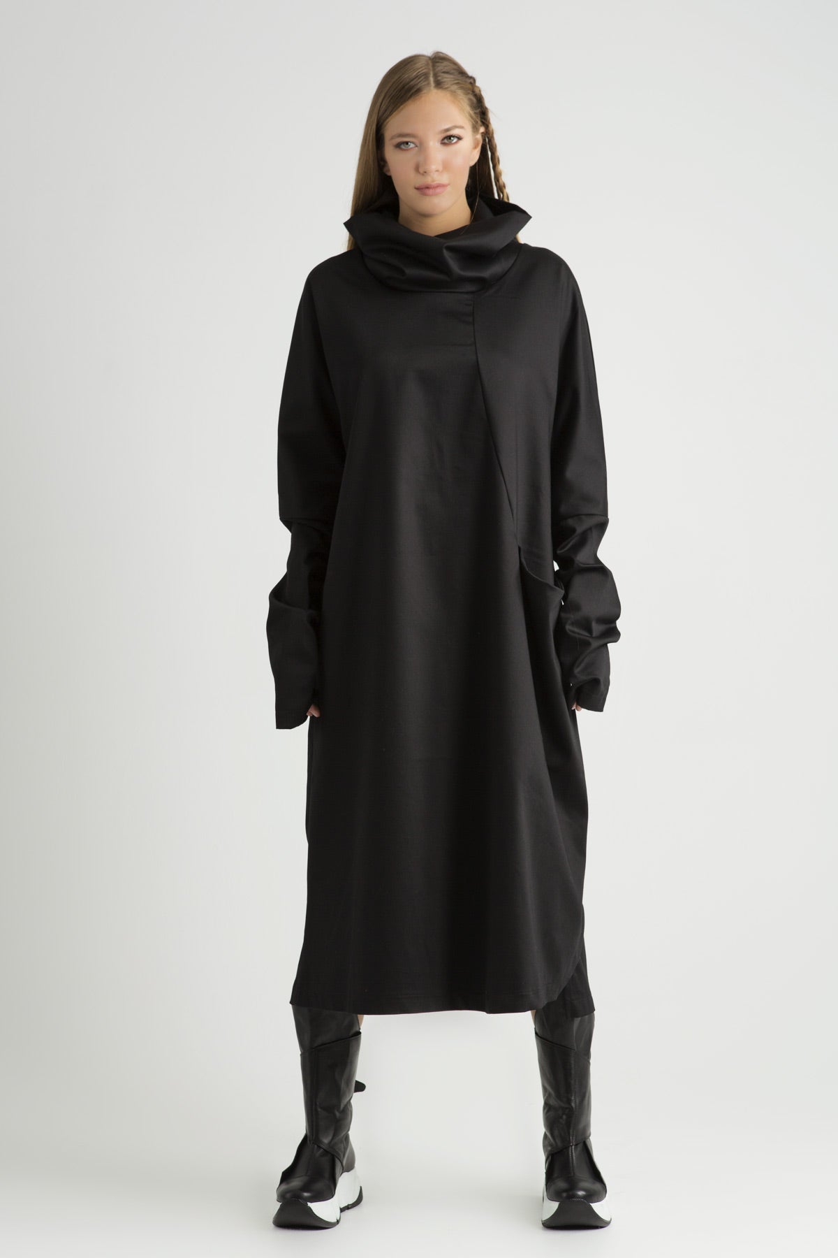 Siyah Elbise 6120