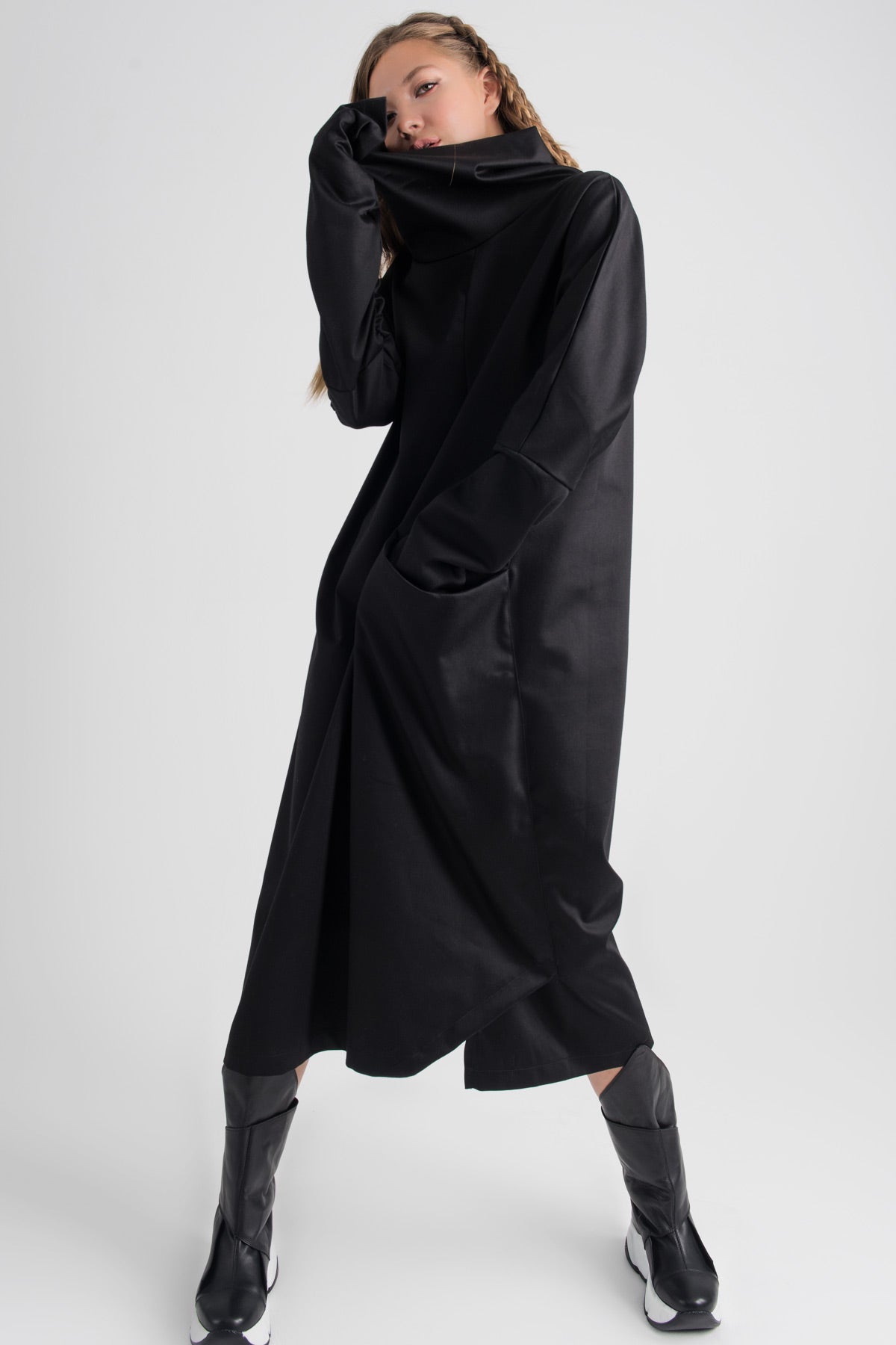 Siyah Elbise 6120