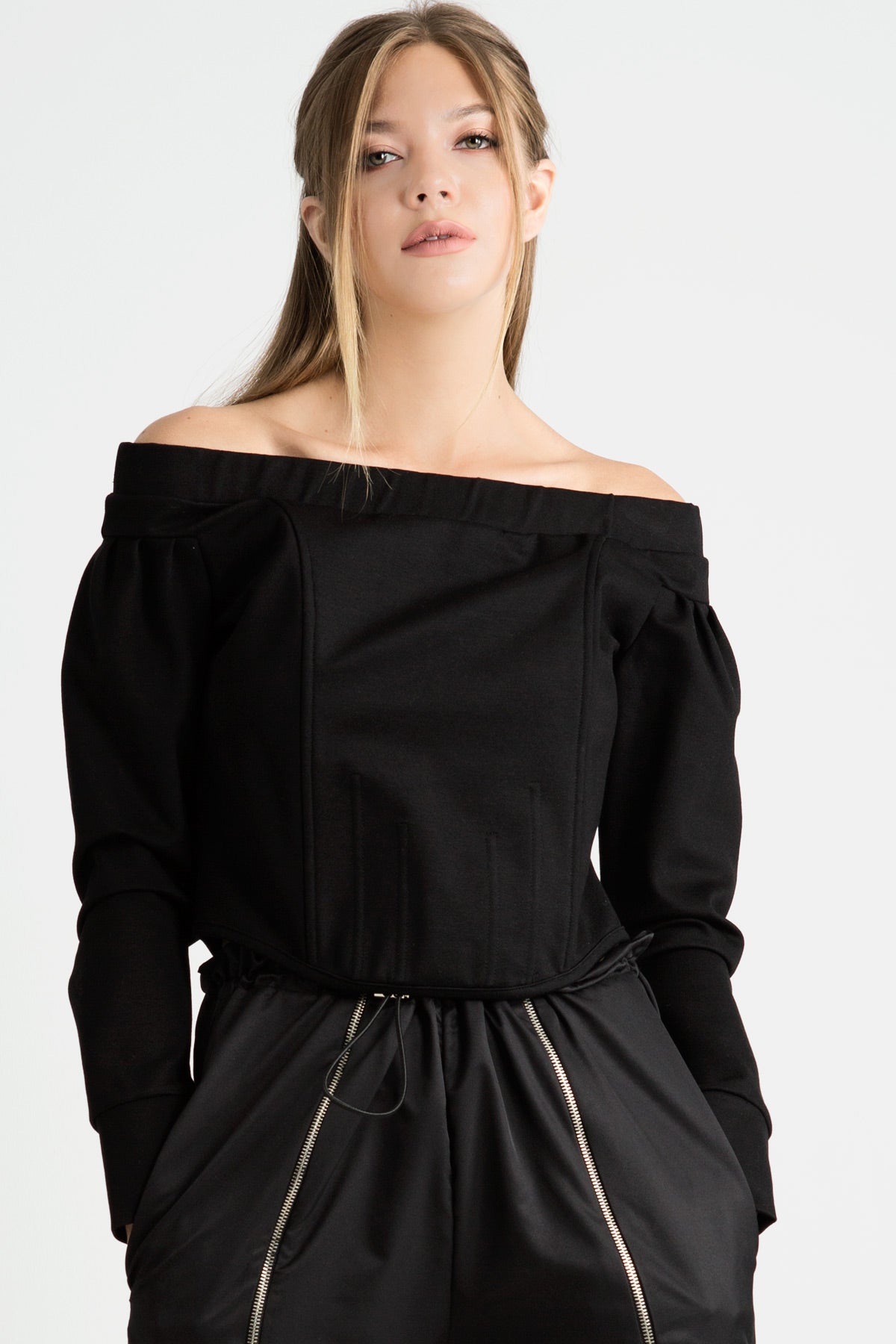 Siyah Sweatshirt 6179