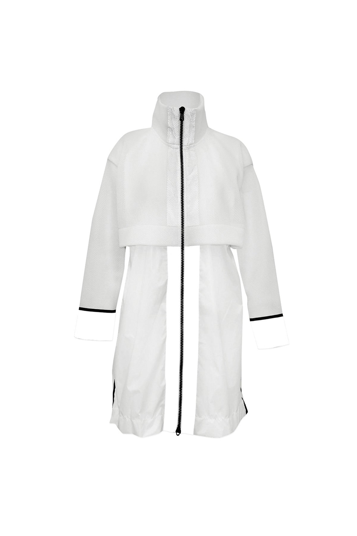 Beyaz Trençkot 6267