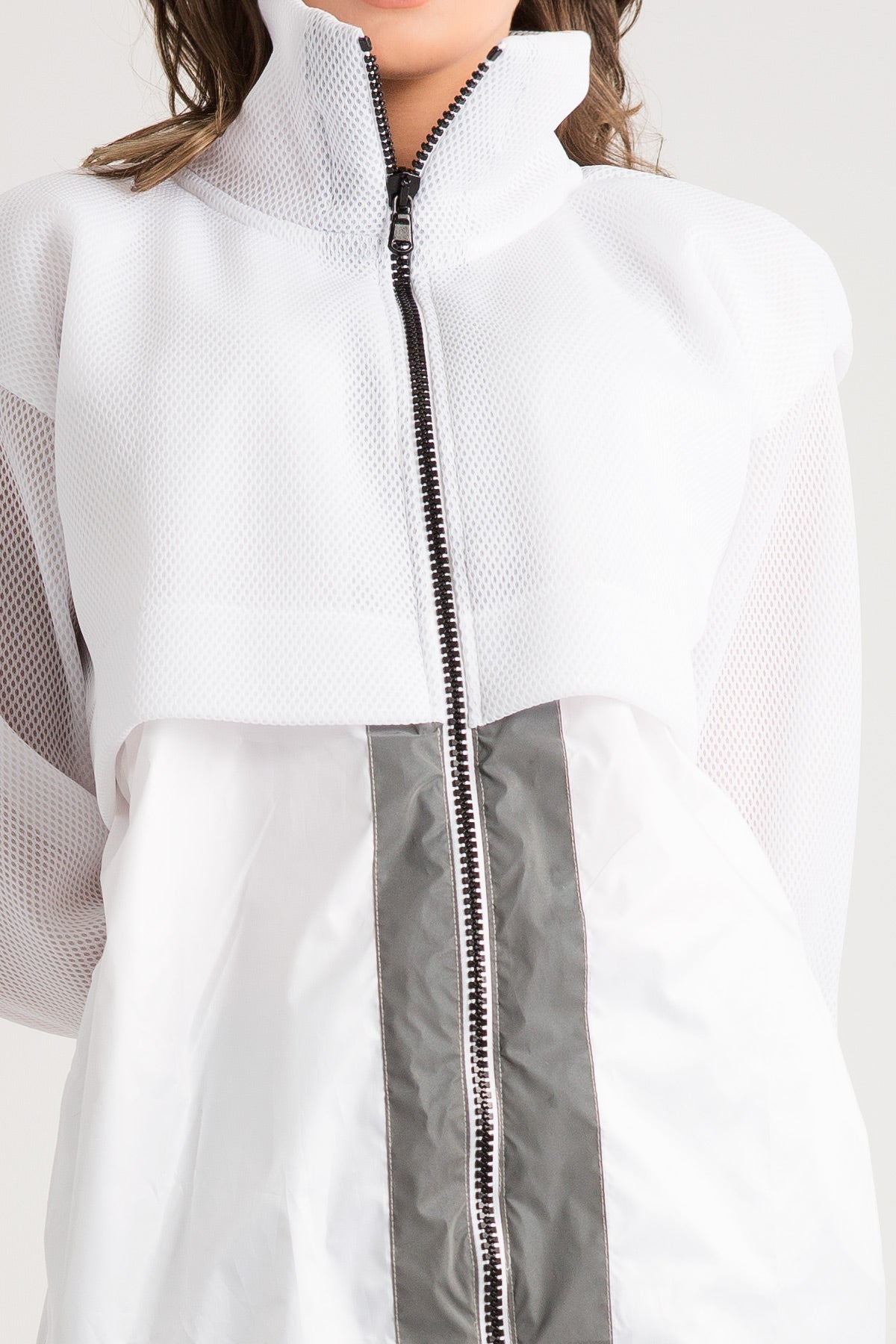 Beyaz Trençkot 6267