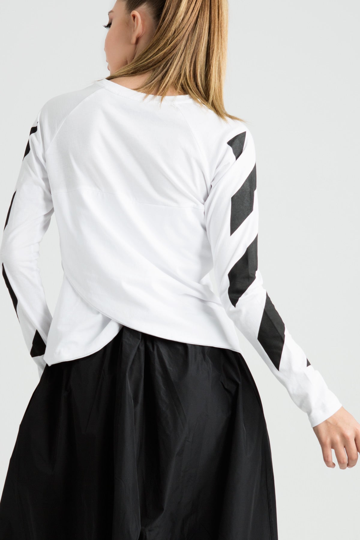 Beyaz  Uzun T-shirt 6281