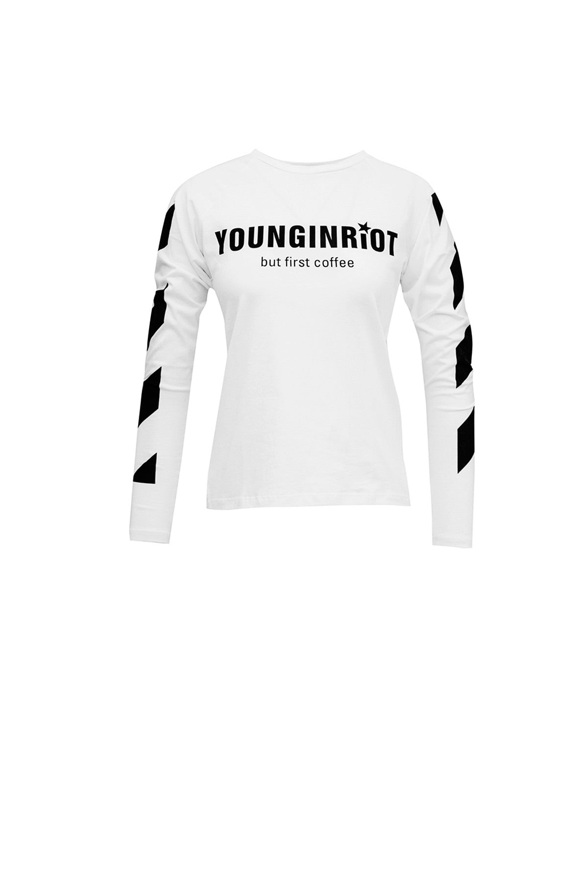 Beyaz Uzun T-shirt 6281