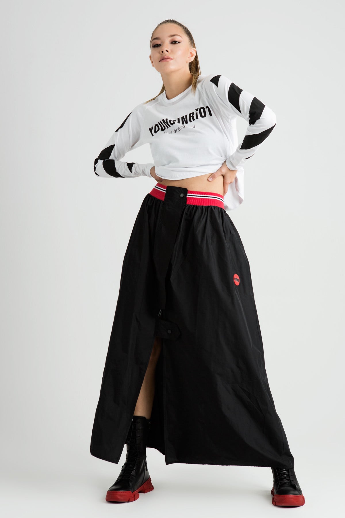 Beyaz Uzun T-shirt 6281